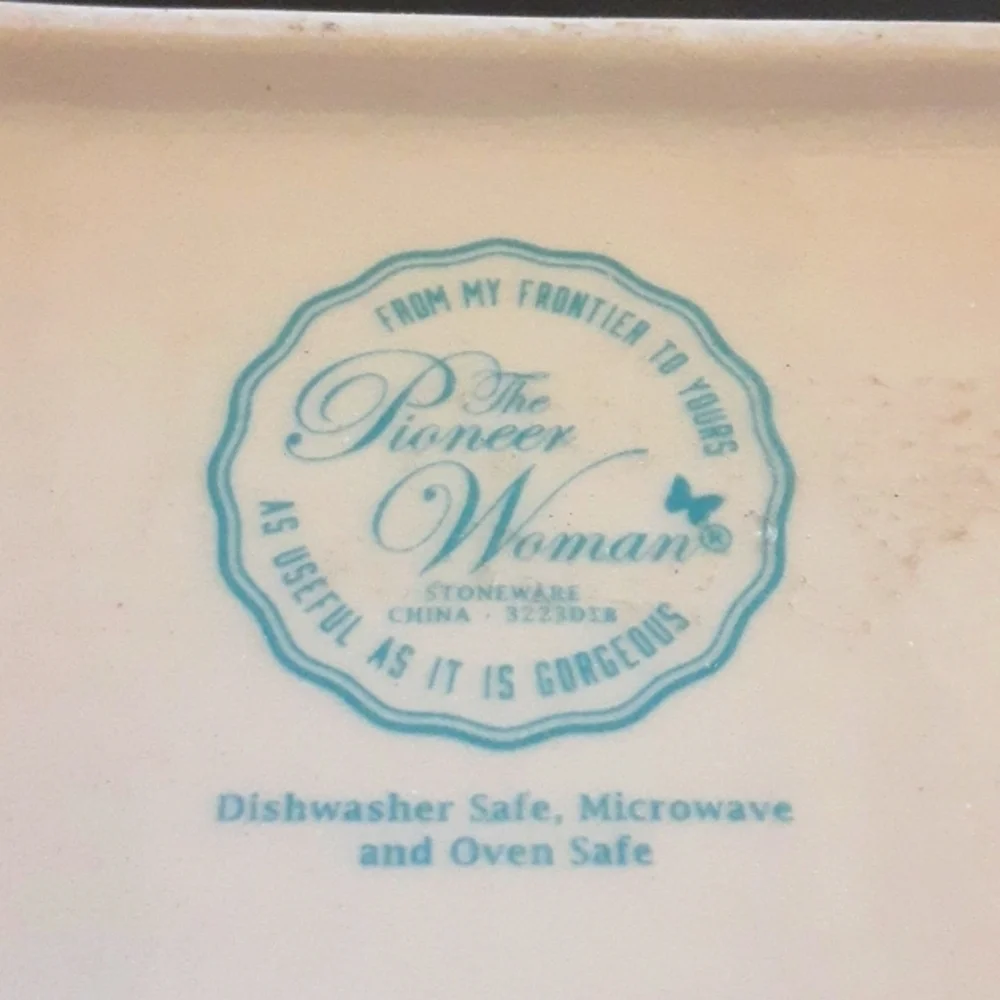 Floral Bird Design Ceramic Dish The Pioneer Woman